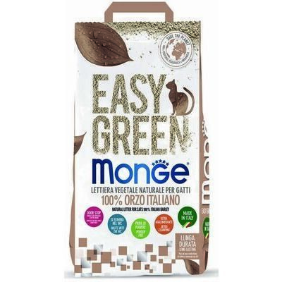 Augu šķiedras pakaiši kaķu tualetēm MONGE EASY GREEN BARLEY 10l